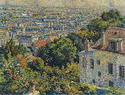 Maximilien Luce, Montmartre, de la rue Cortot, vue vers saint-denis